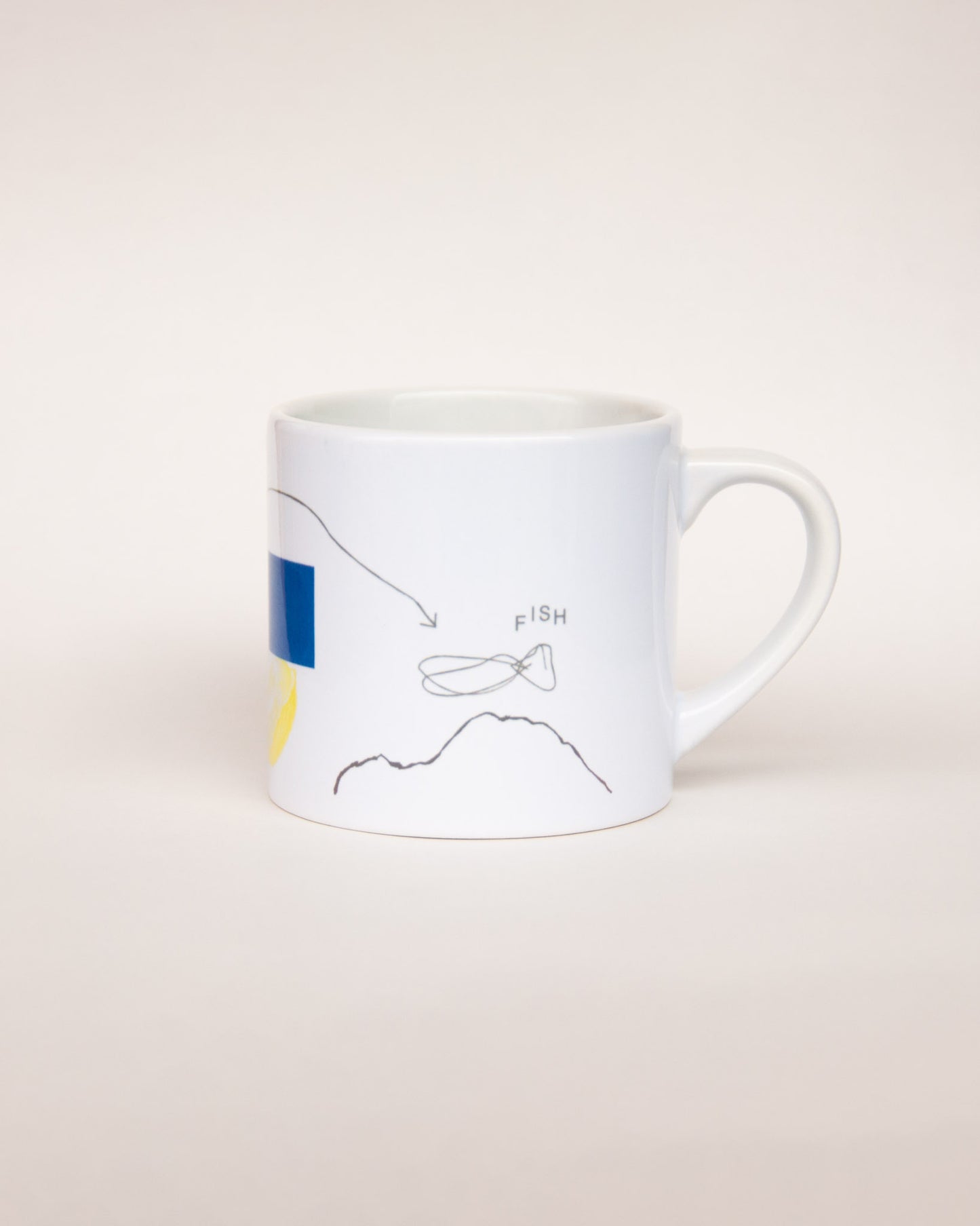 オリジナルマグカップ (猫と魚)