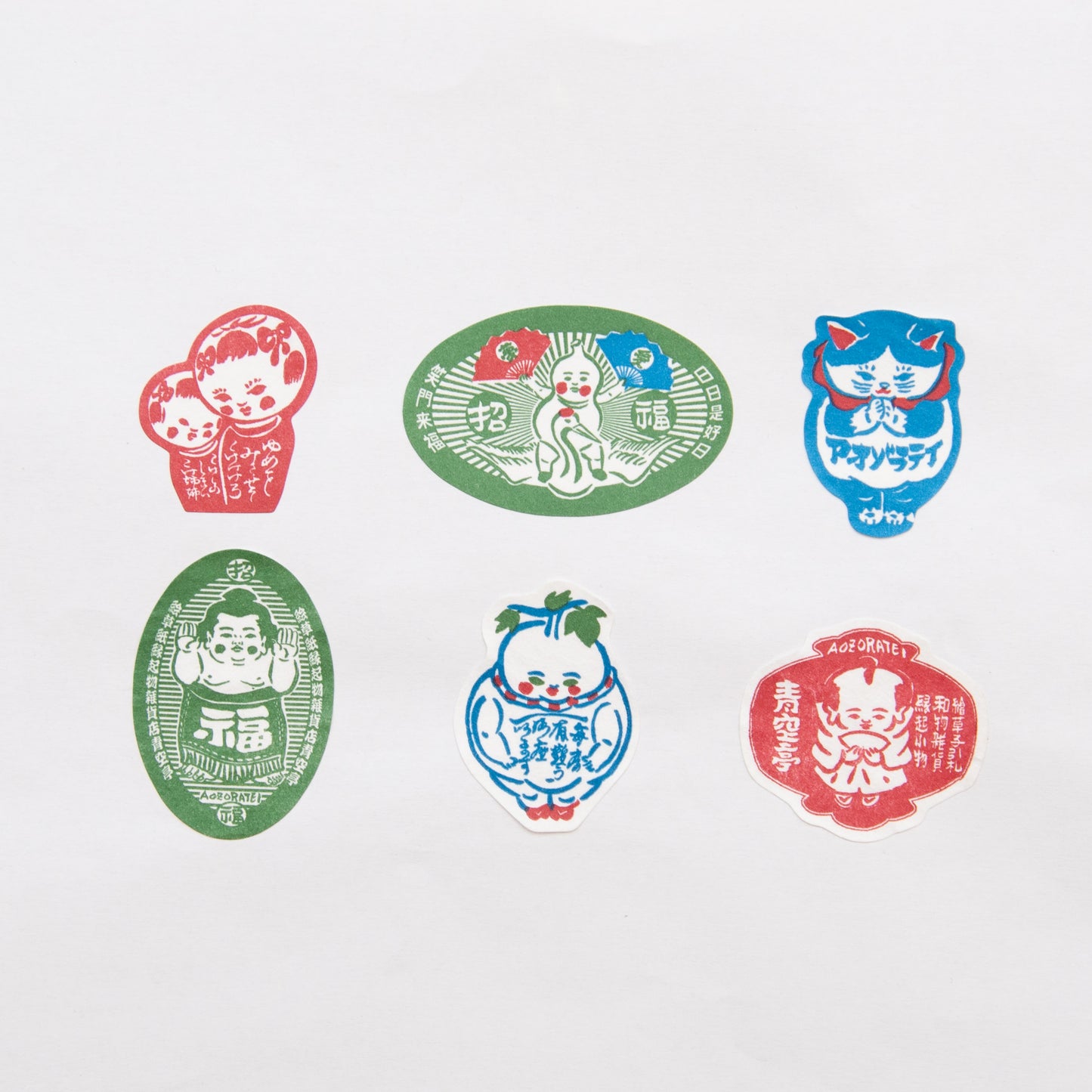 凸版STICKER 犬ん子 (青空亭)