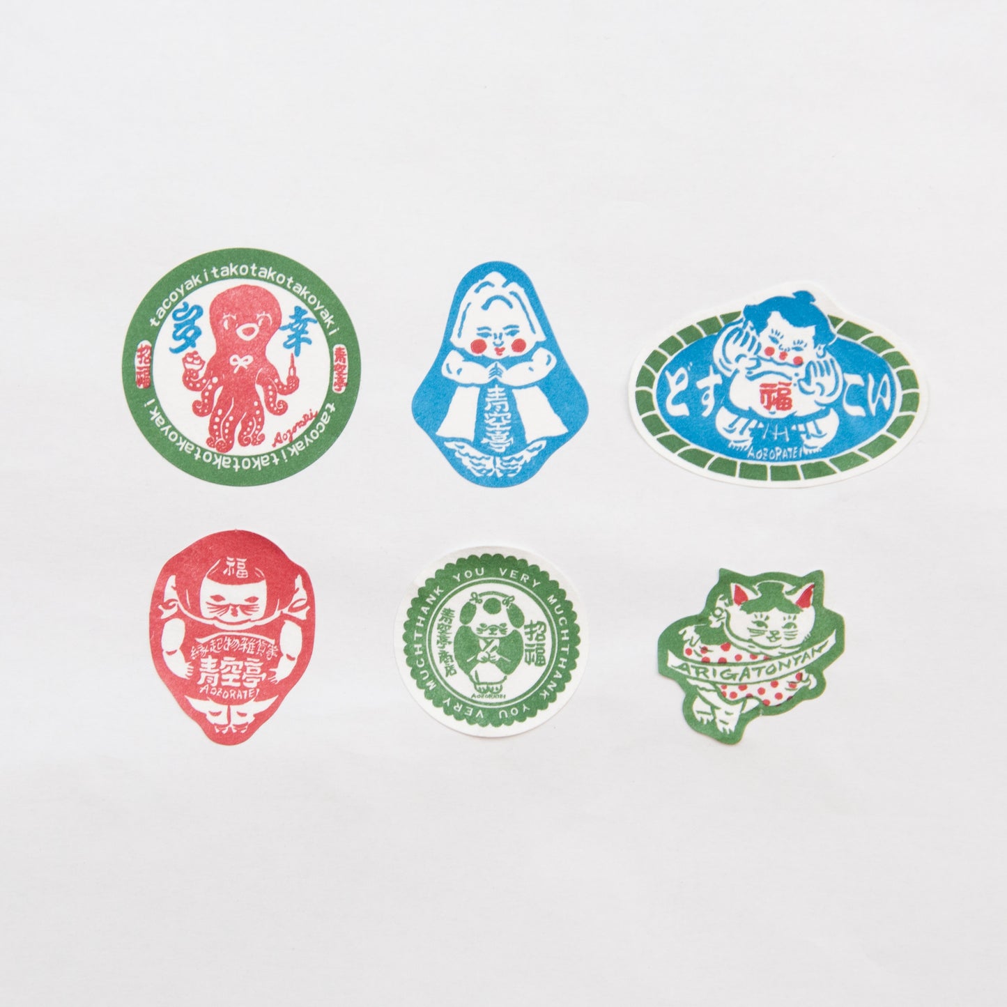 凸版STICKER 犬ん子 (青空亭)