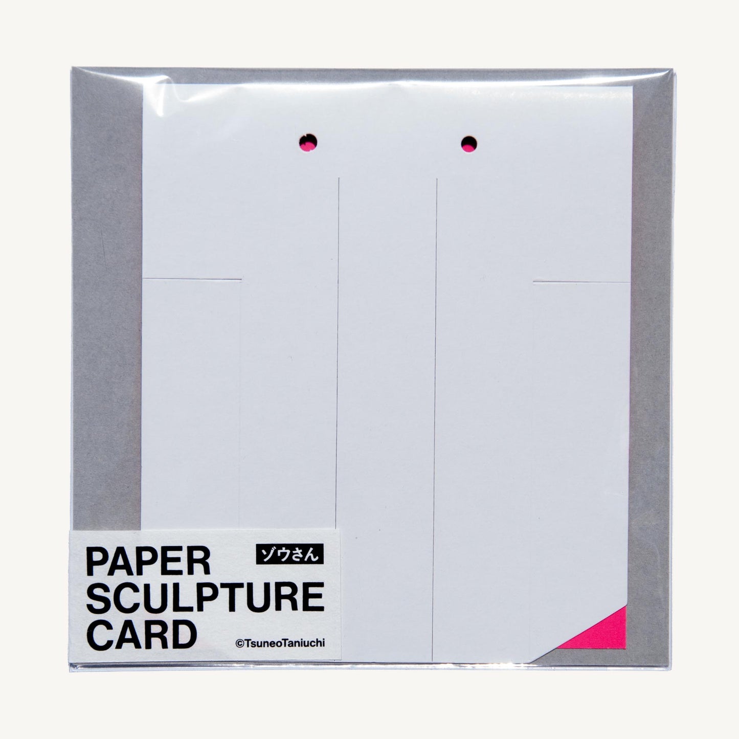 PAPER SCULPTURE CARD ゾウさん @TsuneoTaniuchi