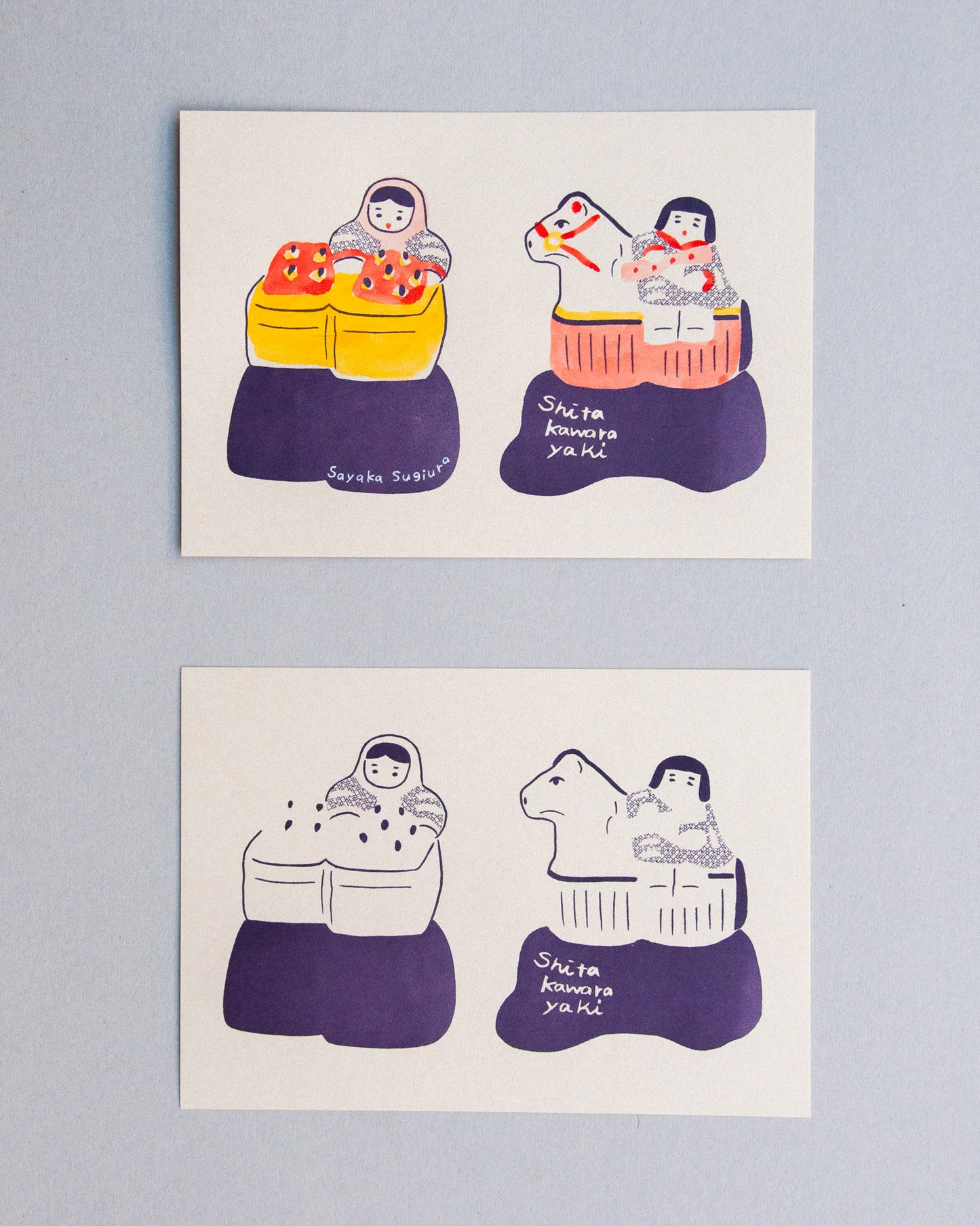 直筆凸版画　杉浦さやか