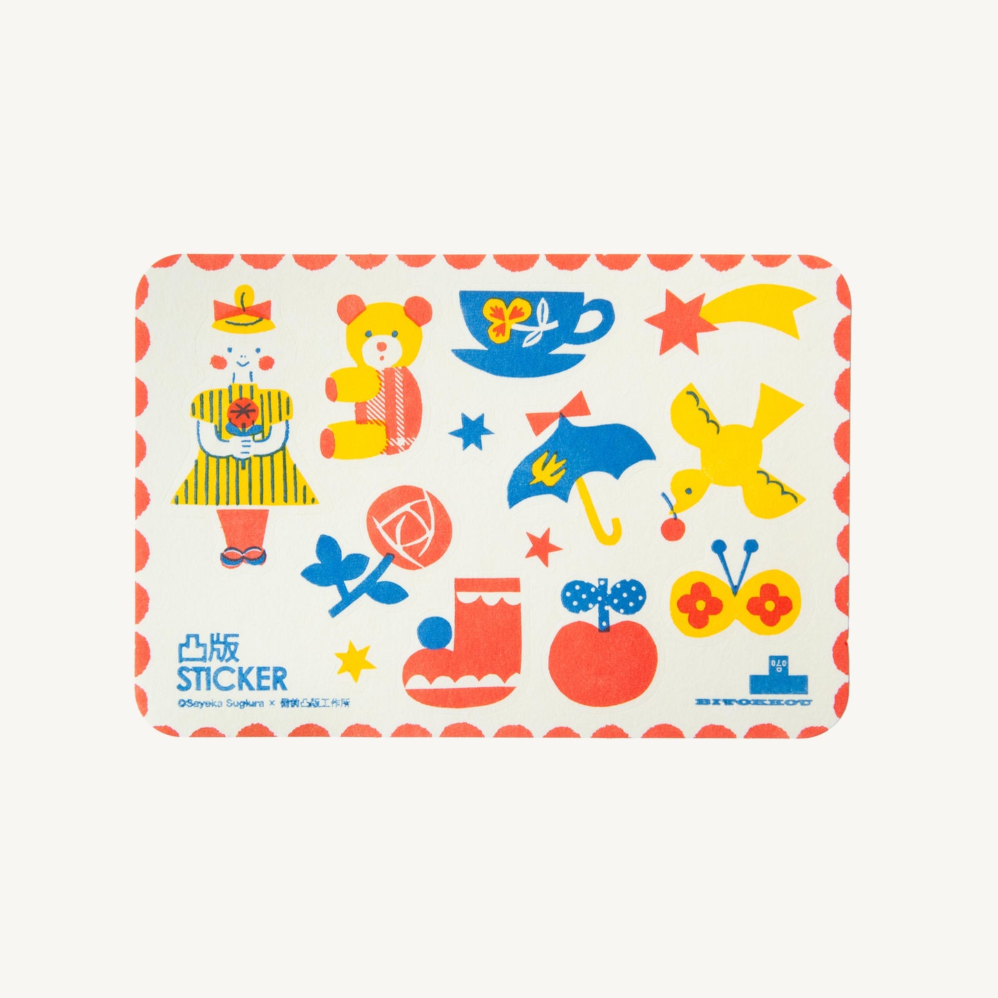 凸版STICKER （杉浦さやか） 女の子